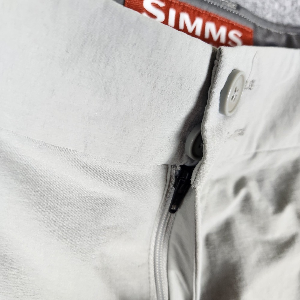 Simms Mataura Shorts Womens S Gray Granite Nylon Fishing Utility Stretch Outdoor - Picture 2 of 11